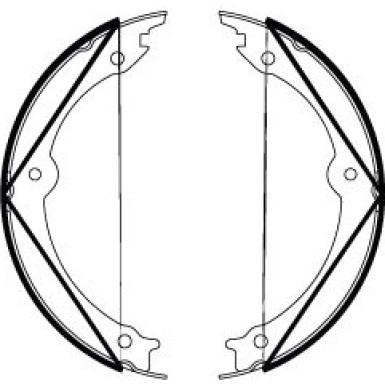 GS8816 Bremsbackensatz, Feststellbremse GS8816 Bremsbackensatz, Feststellbremse