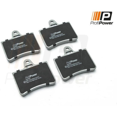 PROFIPOWER Bremsbelagsatz, Scheibenbremse 1B2065