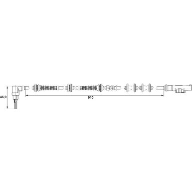 0 265 007 448 Sensor, Raddrehzahl