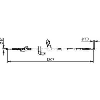 Handbremsseil | TOYOTA RAV4 00-05 | 1987482902