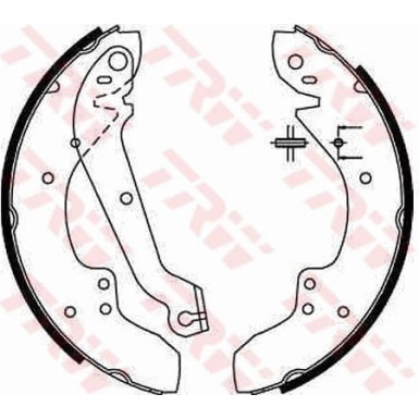 Bremsbackensatz | FORD Granada 77 | GS6167 Bremsbackensatz | FORD Granada 77 | GS6167