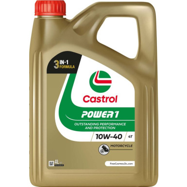 15F5A1 CASTROL Power 1 4T 10w-40 4 Liter