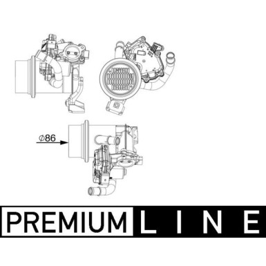 MAHLE ORIGINAL Rauchgaskühler
