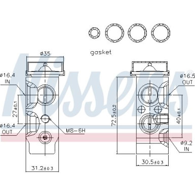Expansionsventil | Hyundai Tucson 04 | 999261