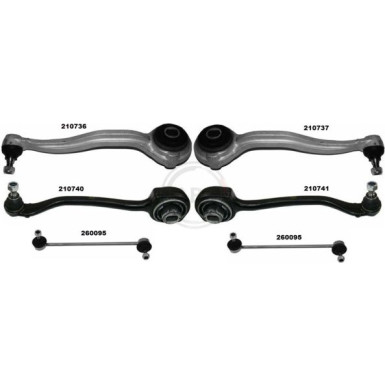 219904 Reparatursatz, Querlenker SMARTKIT