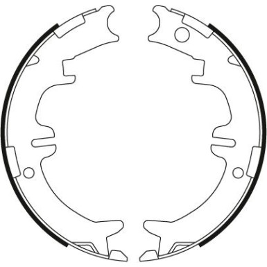82 461 034 Bremsbacken | LEXUS GS,LS,TOYOTA Previa,RAV4 90 | GS8446