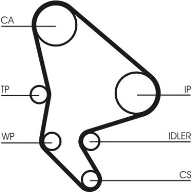 Wasserpumpe + Zahnriemensatz | CT1063WP1