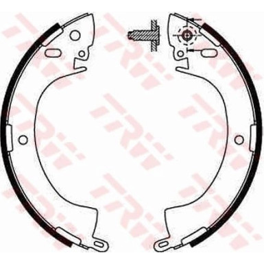 84 461 006 Bremsbacken | MITSUBISHI Pajero,L200,L300 81 | GS8185