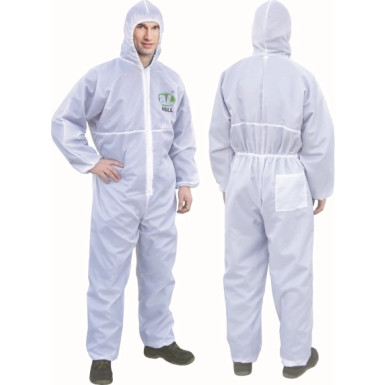 0060101 Boll Mehrweg-Schutzanzug weiß Größe M