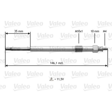 VALEO Glühkerze 345139