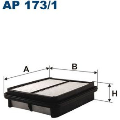 FILTRON Luftfilter AP 173/1 FILTRON Luftfilter AP 173/1