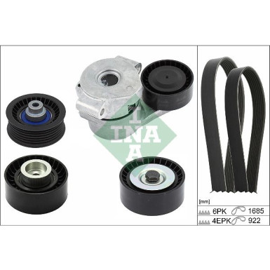 INA Keilrippenriemensatz 529 0526 10