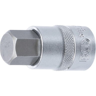 BGS Bit-Einsatz | Antrieb Innenvierkant 12,5 mm (1/2"""") | Innensechskant 19 mm | 5184-H19