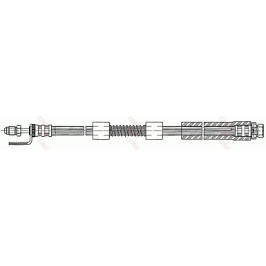 Bremsschlauch | FORD TOURNEO CONNECT 1.8 TDCi 06-13 | PHB507