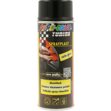 Dupli-Color Sprayplast schwarz seideglänzend 400ml | 388040