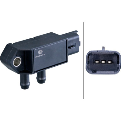 HELLA Sensor, Abgasdruck HELLA Sensor, Abgasdruck