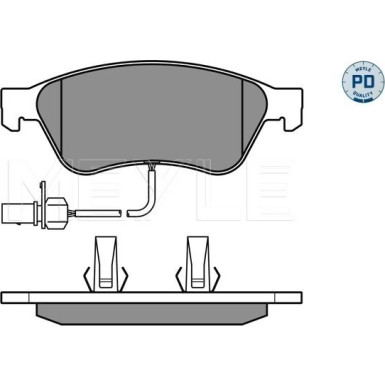 Bremsbelagsatz Vw P. A8/Phaeton | 025 238 9620/PD