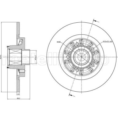 CIFAM Bremsscheibe CIFAM Bremsscheibe
