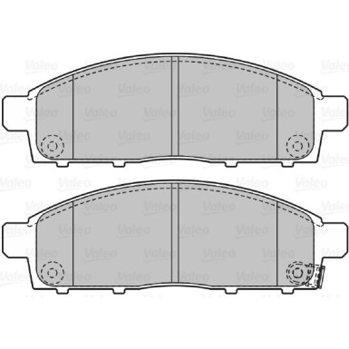 VALEO Bremsbeläge 598893