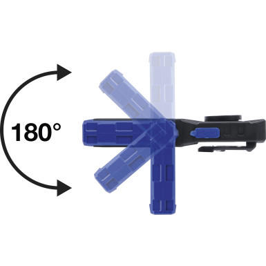 BGS COB-LED-Werkstattleuchte mit Magnet und Haken | klappbar | 70051