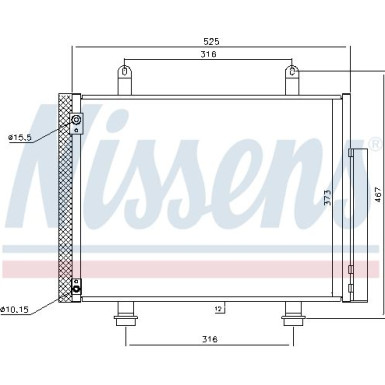 Kondensator PKW SUZUKI SWIFT 10- 1.2 I 16V FIRST FIT 940356