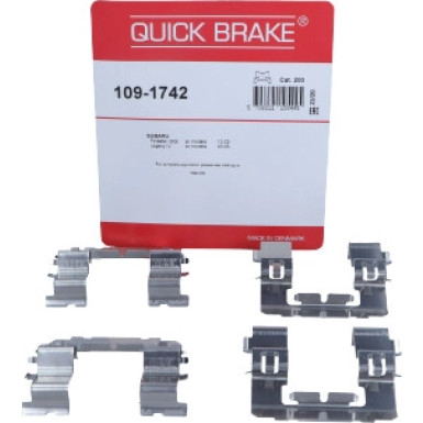 391-1742 Montagesatz f.Bremsklötze | SUBARU Legacy | 109-1742