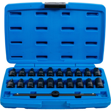 BGS Ölwannen-Spezial-Einsatz-Satz | Antrieb Innenvierkant 10 mm (3/8"""") | 21-tlg | 1014