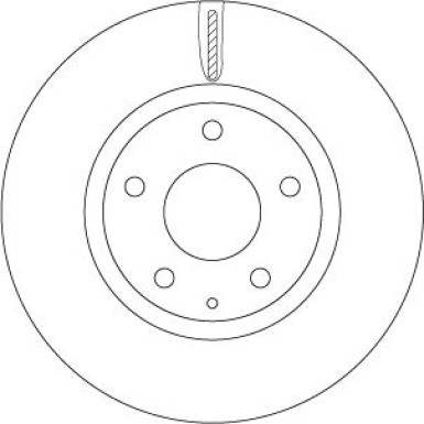 Bremsscheibe Mazda P. 6/Cx-5 2.0-2.5 11 | DF8052