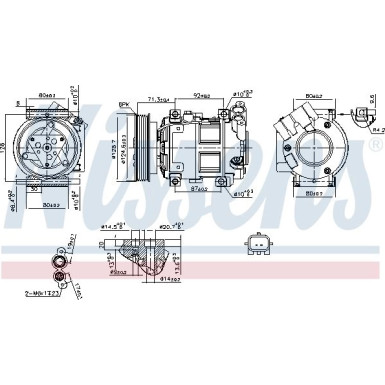Kompressor PKW | Nissan Qashqai 07 | 890742