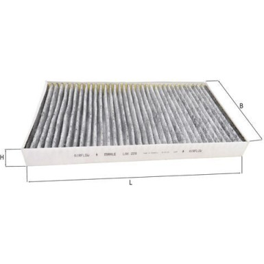 MAHLE Filter, Innenraumluft LAK 229