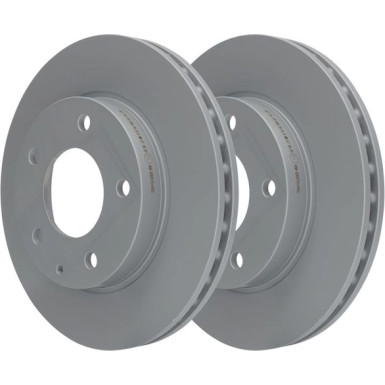 Bremsscheibe Mazda S. 626/Mx-6/Premacy/Xedos 1.8-2.5 92-05 | 24.0124-0129.1
