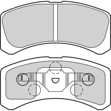 VALEO Bremsbeläge 302612