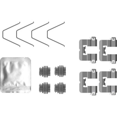 ZUBEHÖRSATZ, SCHEIBENBREMSBELAG | 82553800
