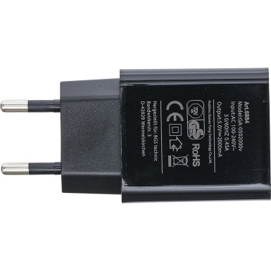 BGS Universal USB-Ladegerät | 2 A | 6884