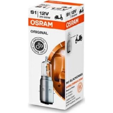 S1 OSRAM 12V 25/25W BA20d Motorrad Lampe ORIGINAL MOTORCYCLE 64326
