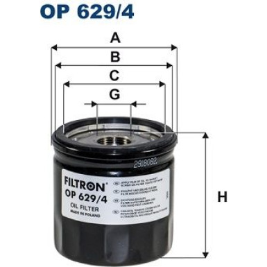 FILTRON Ölfilter