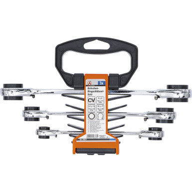 BGS Ratschen-Ringschlüssel-Satz 4-in-1 SW 8 x 9 - 18 x 19 mm BGS Do it yourself 6837