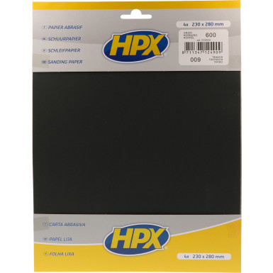 235934 HPX Schleifpapier 4 Stk 230 x 280mm