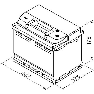 S4 004 BOSCH | PKW-Batterie | 12V 60Ah 540A | 0 092 S40 040
