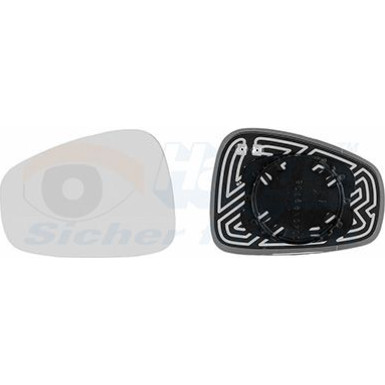 Spiegelglas, Außenspiegel Alfa 159 asphärisch OE 71740966 HAGUS 160837