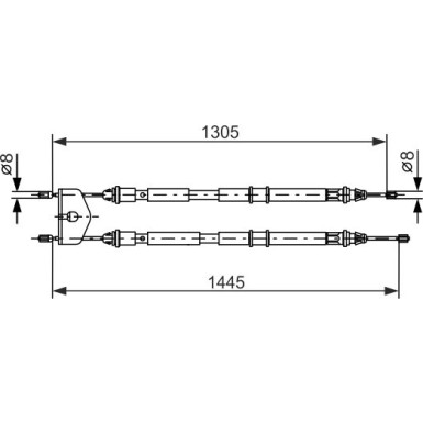 1 987 477 732 Seilzug, Feststellbremse