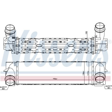Ladeluftkühler PKW | BMW X3 (F25) 10 | 961244