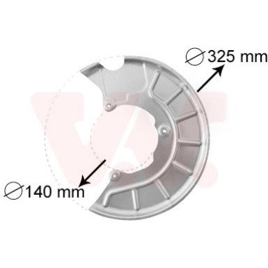 7622371 Spritzblech, Bremsscheibe