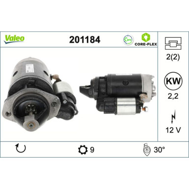 VALEO Anlasser 201184