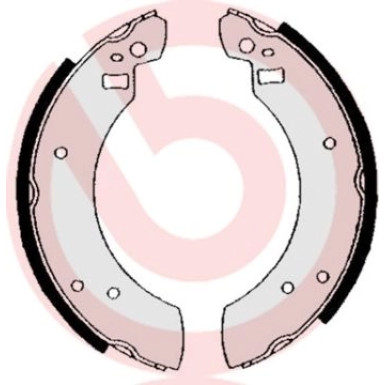 Bremsbackensatz HA FORD Capri, Escort 74-87 ESSENTIAL LINE S 24 502 Bremsbackensatz HA FORD Capri, Escort 74-87 ESSENTIAL LINE S 24 502