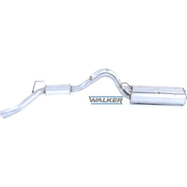 66 / Auspufftopf Hinten | MITSUBISHI L200 2.5TD 4x4 73KW 06.96 | 22417