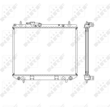 Kühler, Motorkühlung | NRF53536 Kühler, Motorkühlung | NRF53536