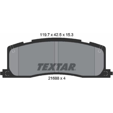 Bremsbelagsatz Toyota T. Previa 2.4 90-00 | 2168801