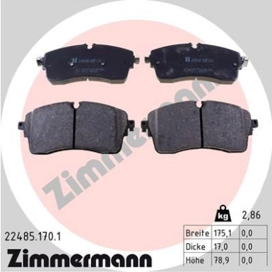 ZIMMERMANN Bremsbeläge ZIMMERMANN Bremsbeläge