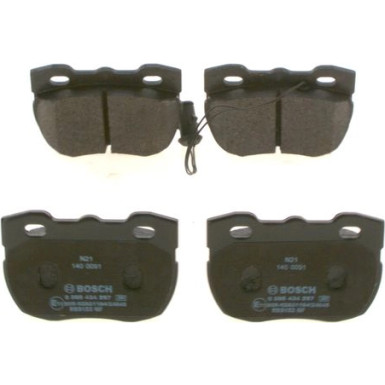 Bremsklötze | LAND ROVER | 0 986 424 287